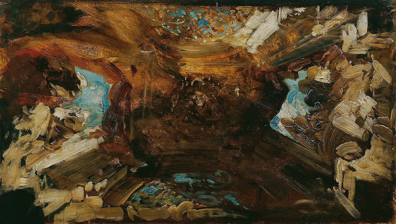 Schizzo per il soffitto Le quattro parti del mondo - Österreichische Galerie Belvedere, Vienna